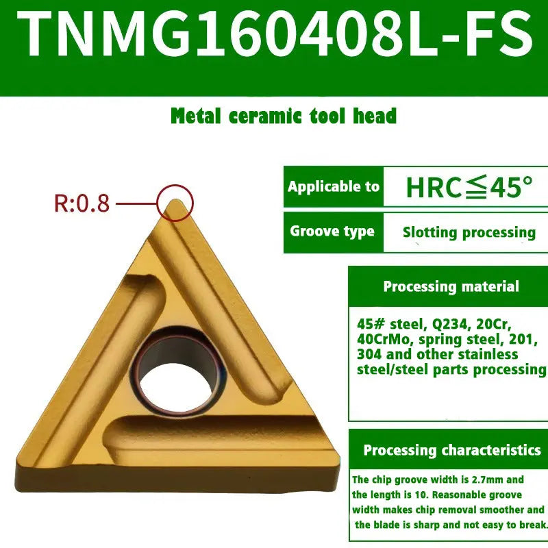 64-Ceramic blade TNMG1604 external turning tool Shandong Denso Pricision Tools Co.,Ltd.