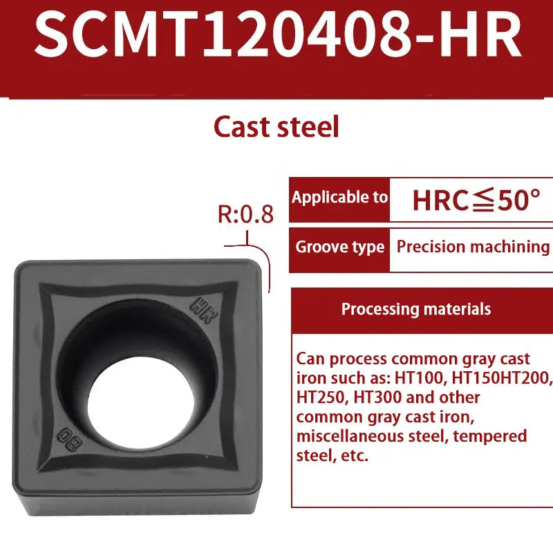 77-SCMT09T304 small square single-sided boring insert Shandong Denso Pricision Tools Co.,Ltd.