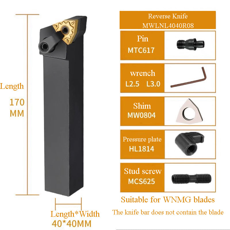 1001-MWLNR/MTJNR20 peach-shaped end face outer diameter turning tool bar lathe tool Shandong Denso Pricision Tools Co.,Ltd.