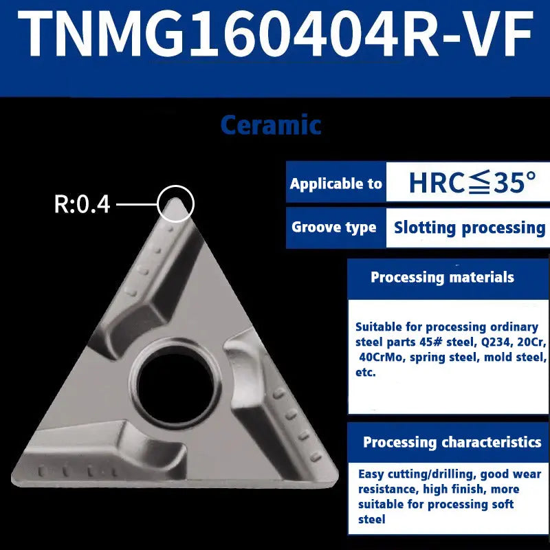 64-Ceramic blade TNMG1604 external turning tool Shandong Denso Pricision Tools Co.,Ltd.