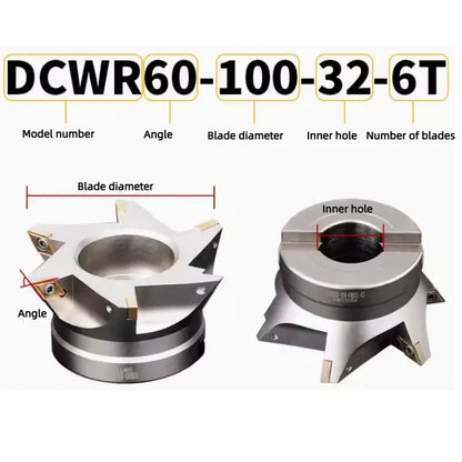 DCWR dovetail slot milling cutter CNC root cleaning dovetail V-slot milling cutter Shandong Denso Pricision Tools Co.,Ltd.