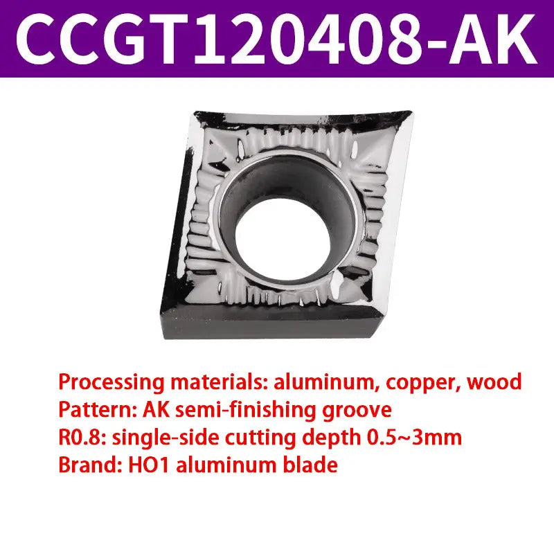 75-Aluminum blade CCGT09T3/060204/120408 alloy blade Shandong Denso Pricision Tools Co.,Ltd.