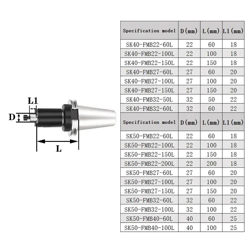 China produces CNC tools Save 90% of costs Customizable SK40/50-FMB Tool Holders for CNC Face Milling Machine Tool Holder CNC Hanger Shandong Denso Pricision Tools Co.,Ltd.