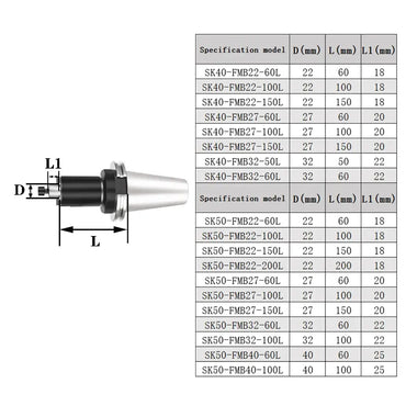 China produces CNC tools Save 90% of costs Customizable SK40/50-FMB Tool Holders for CNC Face Milling Machine Tool Holder CNC Hanger Shandong Denso Pricision Tools Co.,Ltd.