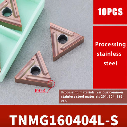 119-TNMG160404R/L-VF/S Steel Parts Fine Turning Triangular Grooving Knife Shandong Denso Pricision Tools Co.,Ltd.