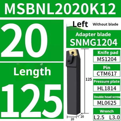 4002-CNC peach-shaped external round tool bar mcknl mcgn mcmnn mcbn mcsn lathe triangle fine turning external round turning tool bar tool