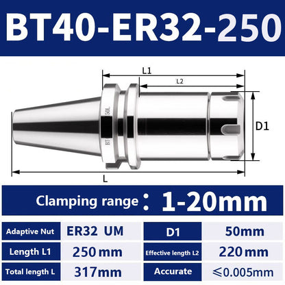 4002 BT40-ER11/16/20/25/32/40/50 Milling Tool Holder CNC Machining Center Spindle Tool Holder