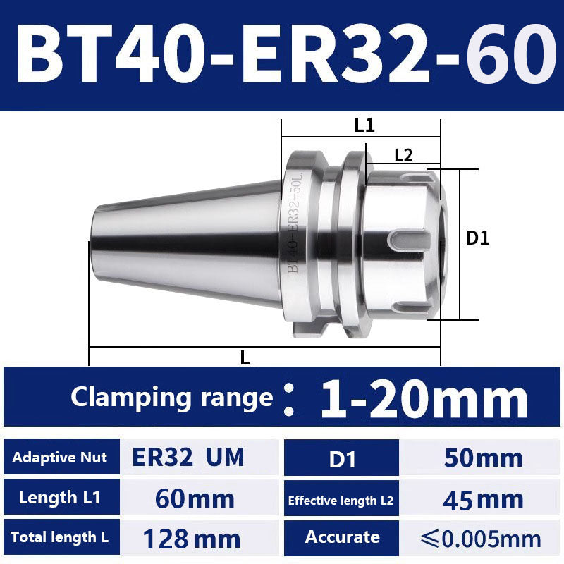 4002 BT40-ER11/16/20/25/32/40/50 Milling Tool Holder CNC Machining Center Spindle Tool Holder