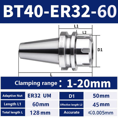 4002 BT40-ER11/16/20/25/32/40/50 Milling Tool Holder CNC Machining Center Spindle Tool Holder