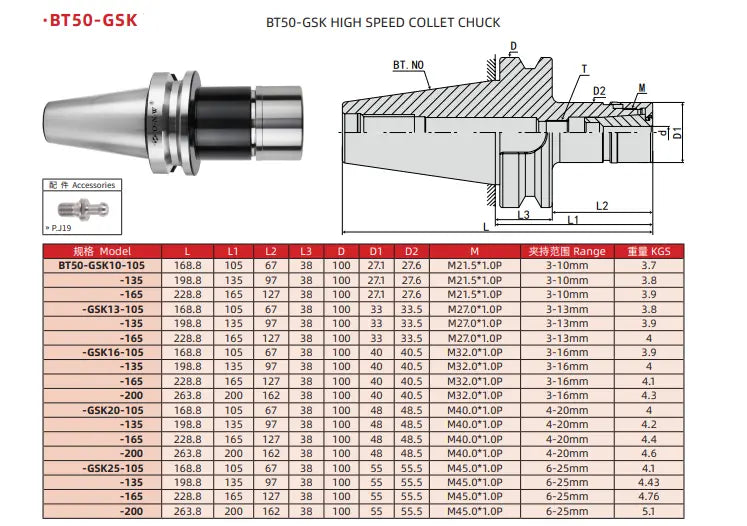 BT50 BT40 BT30 GSK High Precision Rapid Tool holders Shandong Denso Pricision Tools Co.,Ltd.