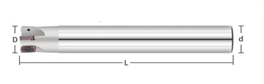 EXN03R CNC milling cutter bar with rough and fast feed milling cutter bar Shandong Denso Pricision Tools Co.,Ltd.