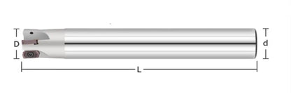 EXN03R CNC milling cutter bar with rough and fast feed milling cutter bar Shandong Denso Pricision Tools Co.,Ltd.