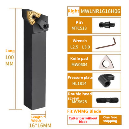 4002-CNC peach-shaped external round tool bar mwln mtjn mtbn mtqn mtenn mtfn mtgn mcln mckn lathe triangle fine turning external round turning tool bar tool