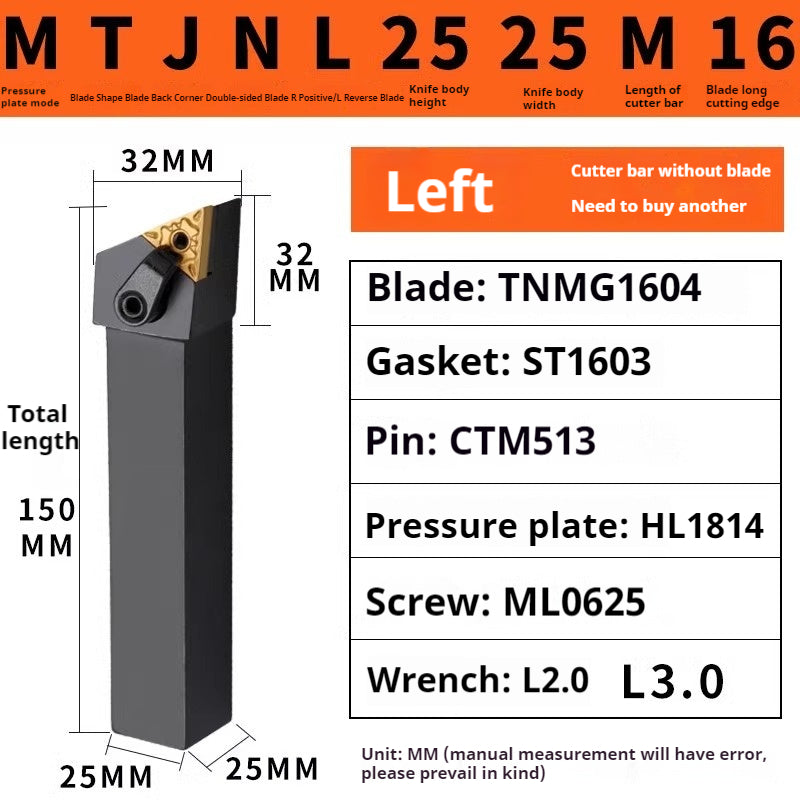 4002-CNC peach-shaped external round tool bar mwln mtjn mtbn mtqn mtenn mtfn mtgn mcln mckn lathe triangle fine turning external round turning tool bar tool