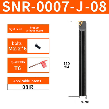 5000 SNR0016Q16/0020R16/K11 Internal Threading Toolholder CNC Thread Turning Tool/Turning Toolholder