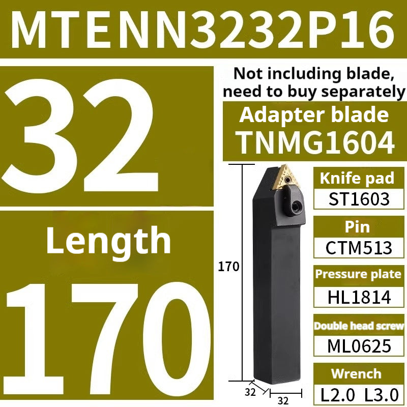 4002-CNC peach-shaped external round tool bar mwln mtjn mtbn mtqn mtenn mtfn mtgn mcln mckn lathe triangle fine turning external round turning tool bar tool