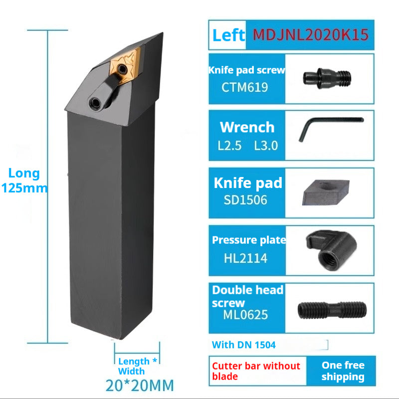 4001-CNC lathe tool bar diamond blade outer circle inner hole turning tool bar mdjnr mdqnr mdpnn machine clamp tool