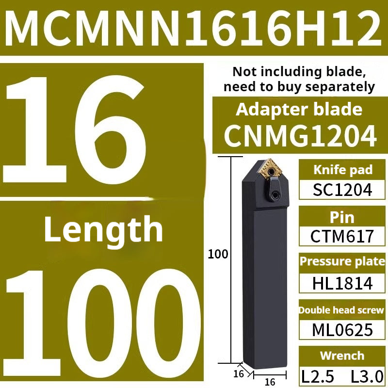 4002-CNC peach-shaped external round tool bar mcknl mcgn mcmnn mcbn mcsn lathe triangle fine turning external round turning tool bar tool