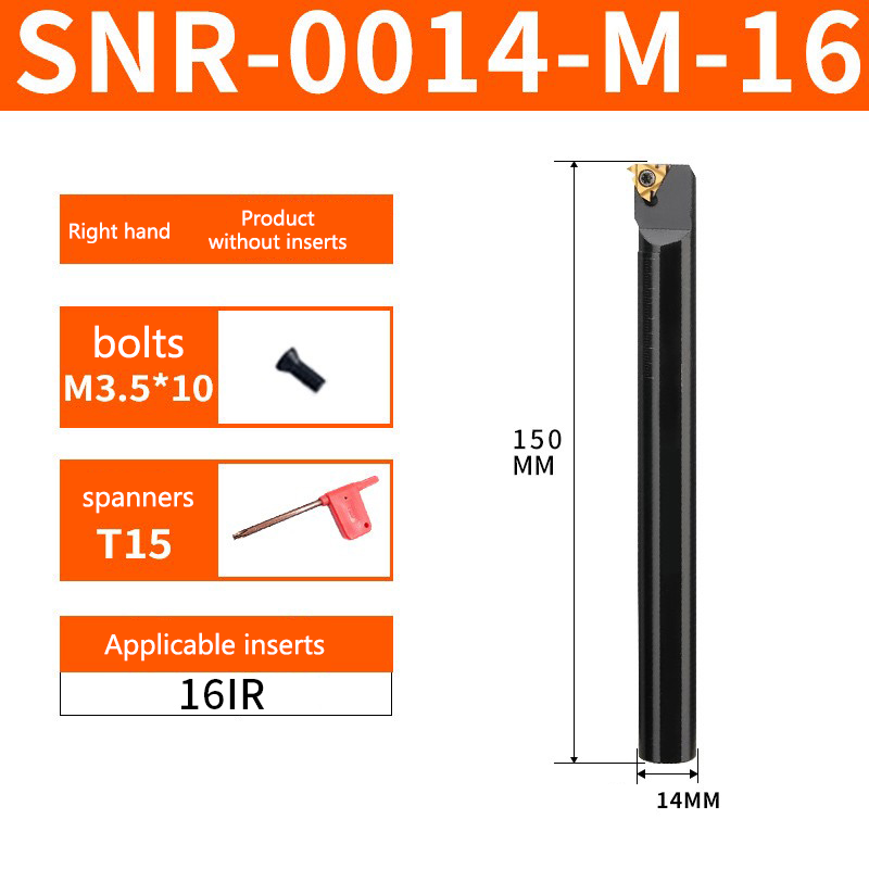 5000 SNR0016Q16/0020R16/K11 Internal Threading Toolholder CNC Thread Turning Tool/Turning Toolholder