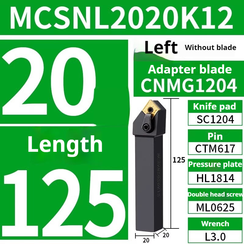 4002-CNC peach-shaped external round tool bar mcknl mcgn mcmnn mcbn mcsn lathe triangle fine turning external round turning tool bar tool