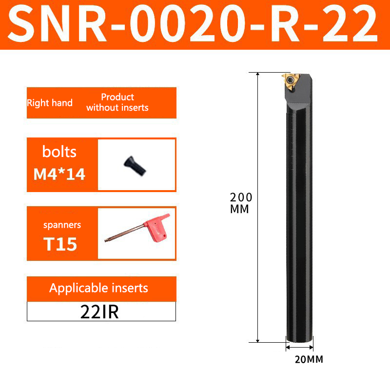 5000 SNR0016Q16/0020R16/K11 Internal Threading Toolholder CNC Thread Turning Tool/Turning Toolholder