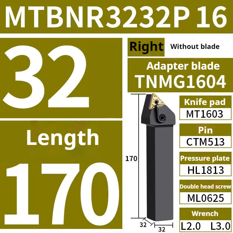 4002-CNC peach-shaped external round tool bar mwln mtjn mtbn mtqn mtenn mtfn mtgn mcln mckn lathe triangle fine turning external round turning tool bar tool