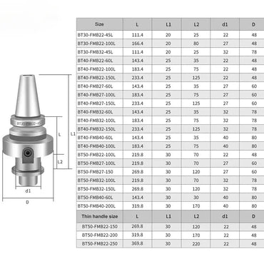 China produces CNC tools Save 90% of costs Customizable BT30-FMA FMB16/22/27/32/40 Metric Milling Tool Handle Lathe Face Milling Cutter Tool Holder Shandong Denso Pricision Tools Co.,Ltd.