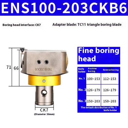 6005 Fine Boring ToolsFine Boring HeadAdjustable Double Edge Rough Boring Center Boring HeadTungsten Carbide ShankEWN Small Bore Boring Heads Shandong Denso Pricision Tools Co.,Ltd.