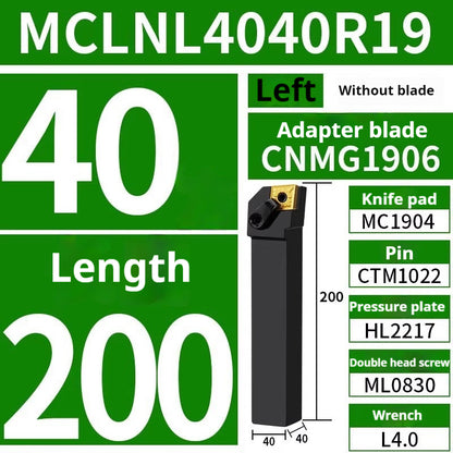 4002-CNC peach-shaped external round tool bar mwln mtjn mtbn mtqn mtenn mtfn mtgn mcln mckn lathe triangle fine turning external round turning tool bar tool