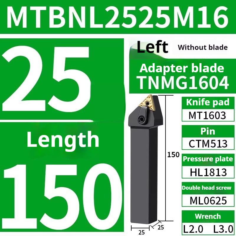 4002-CNC peach-shaped external round tool bar mwln mtjn mtbn mtqn mtenn mtfn mtgn mcln mckn lathe triangle fine turning external round turning tool bar tool