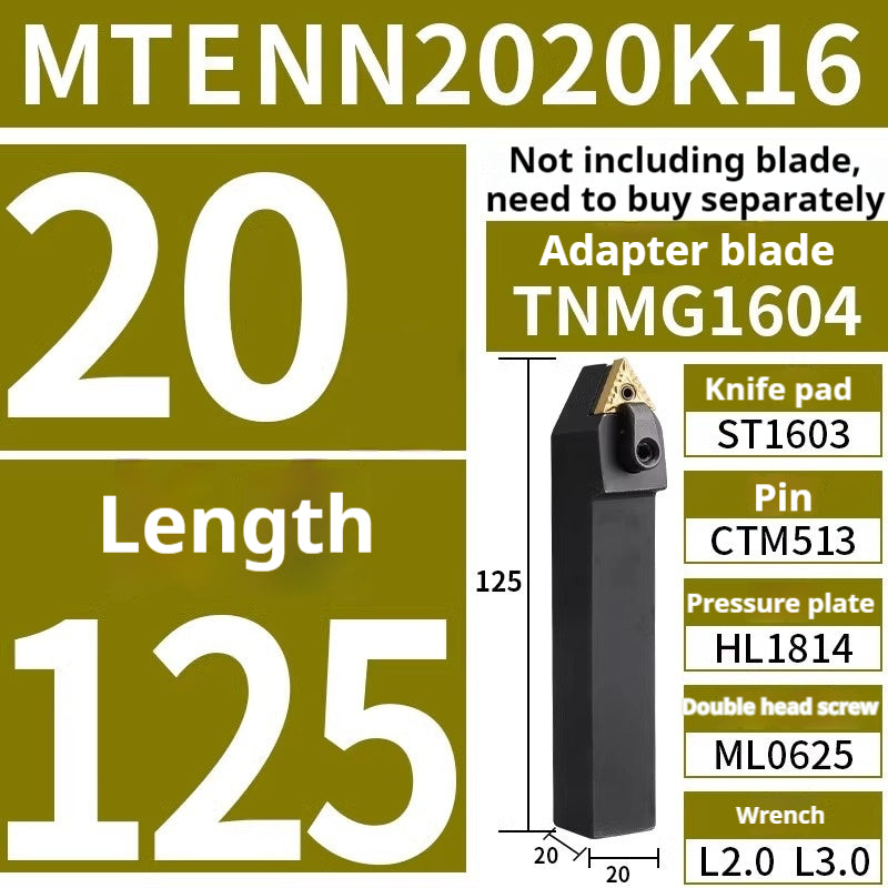 4002-CNC peach-shaped external round tool bar mwln mtjn mtbn mtqn mtenn mtfn mtgn mcln mckn lathe triangle fine turning external round turning tool bar tool