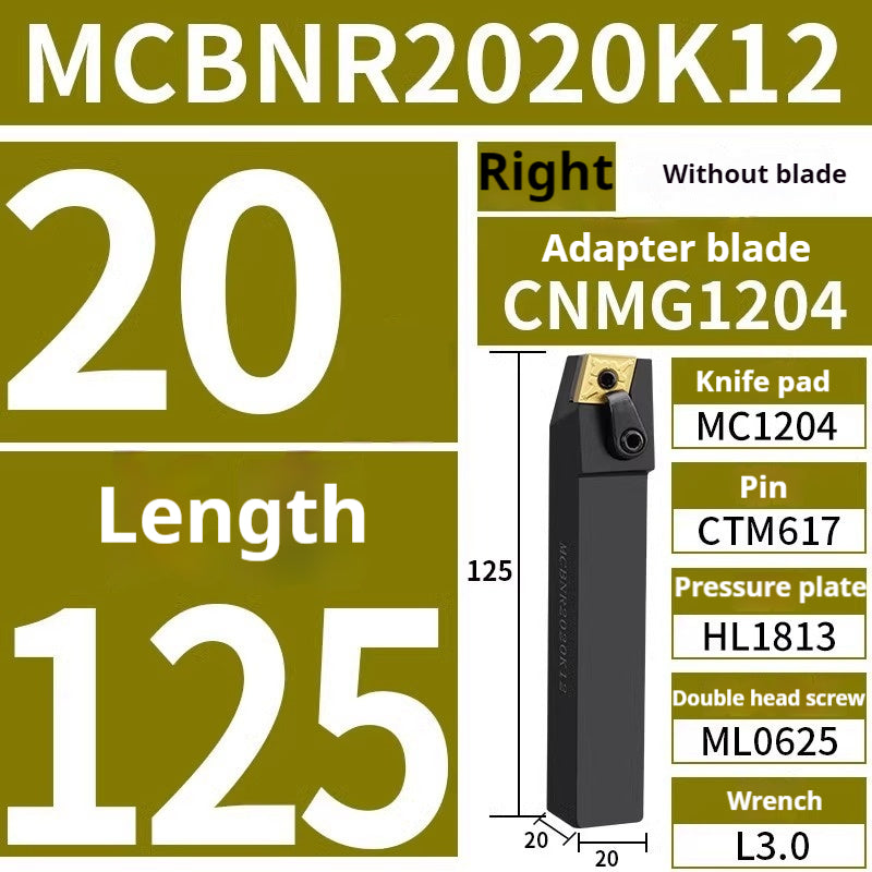 4002-CNC peach-shaped external round tool bar mcknl mcgn mcmnn mcbn mcsn lathe triangle fine turning external round turning tool bar tool