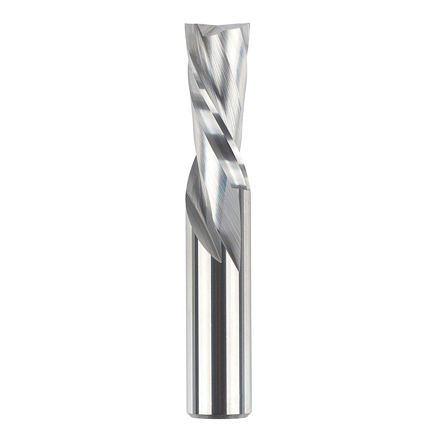 Spiral Downdcut Router Bits with 1/2 inch Shank, 1/2 inch Cutting Diameter Solid Carbide CNC End Mill for Wood Carving, Plunge Cut