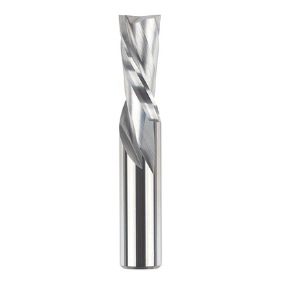 Spiral Downdcut Router Bits with 1/2 inch Shank, 1/2 inch Cutting Diameter Solid Carbide CNC End Mill for Wood Carving, Plunge Cut