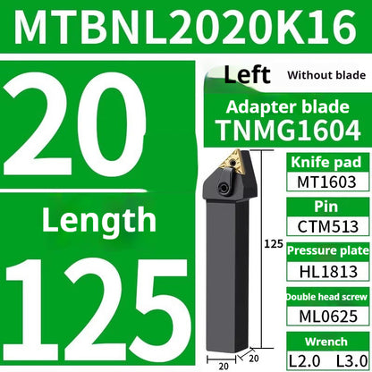 4002-CNC peach-shaped external round tool bar mwln mtjn mtbn mtqn mtenn mtfn mtgn mcln mckn lathe triangle fine turning external round turning tool bar tool