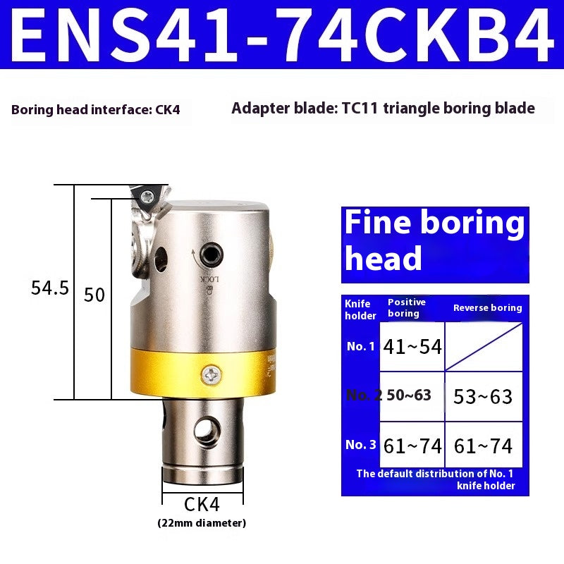 6005 Fine Boring ToolsFine Boring HeadAdjustable Double Edge Rough Boring Center Boring HeadTungsten Carbide ShankEWN Small Bore Boring Heads Shandong Denso Pricision Tools Co.,Ltd.