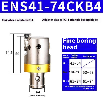 6005 Fine Boring ToolsFine Boring HeadAdjustable Double Edge Rough Boring Center Boring HeadTungsten Carbide ShankEWN Small Bore Boring Heads Shandong Denso Pricision Tools Co.,Ltd.