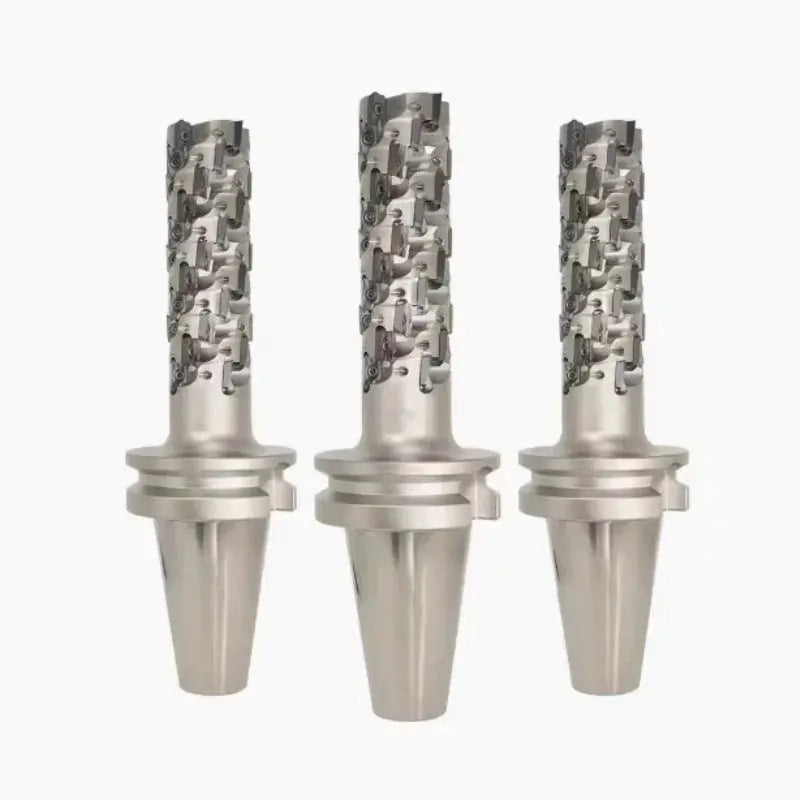 Integral corn milling cutter shank open roughing end mill BT40/BT50 corn milling spiral milling cutter corn kernel milling cutter Shandong Denso Pricision Tools Co.,Ltd.