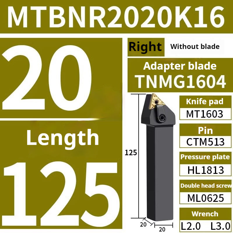 4002-CNC peach-shaped external round tool bar mwln mtjn mtbn mtqn mtenn mtfn mtgn mcln mckn lathe triangle fine turning external round turning tool bar tool