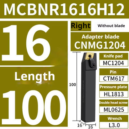 4002-CNC peach-shaped external round tool bar mcknl mcgn mcmnn mcbn mcsn lathe triangle fine turning external round turning tool bar tool