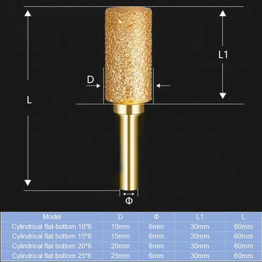 PCD tools China produces CNC tools Save 90% of costs Customizable Diamond Cylinder Long-Life Grinding Bits for Nonmetals Shandong Denso Pricision Tools Co.,Ltd.