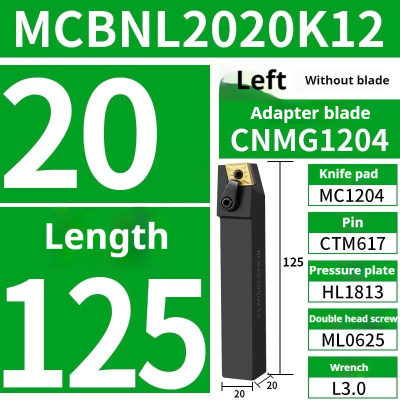 4002-CNC peach-shaped external round tool bar mcknl mcgn mcmnn mcbn mcsn lathe triangle fine turning external round turning tool bar tool