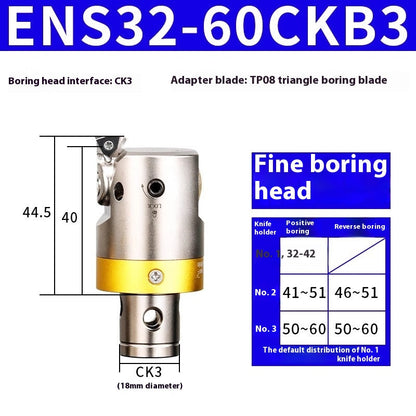 6005 Fine Boring ToolsFine Boring HeadAdjustable Double Edge Rough Boring Center Boring HeadTungsten Carbide ShankEWN Small Bore Boring Heads Shandong Denso Pricision Tools Co.,Ltd.