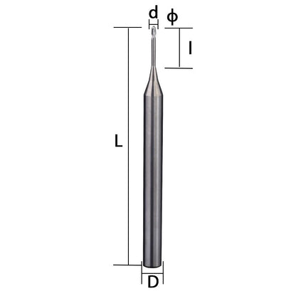 55 degree micro diameter deep groove milling cutter for Aluminum, tungsten alloy void avoiding cutter coated flat bottom cutter, extended end milling cutter, CNC tool Shandong Denso Pricision Tools Co.,Ltd.