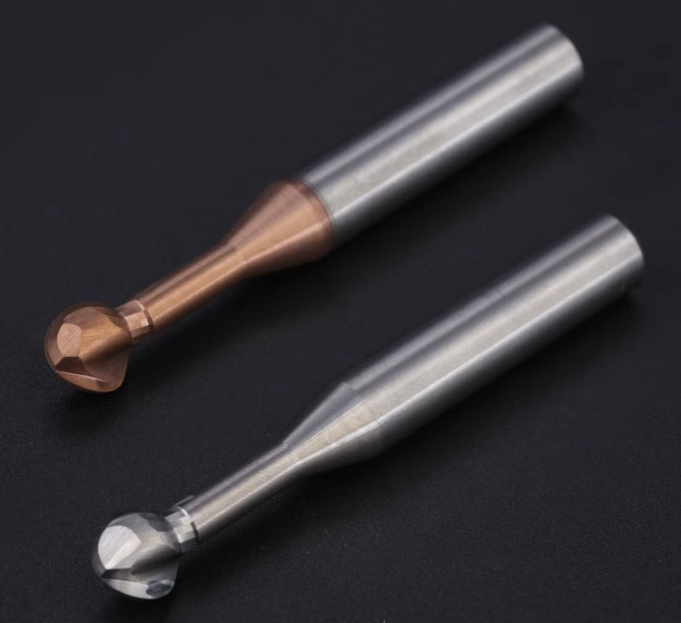 Steel lollipop ball end milling cutter ball cutter tungsten steel alloy coated steel straight shank end milling cutter CNC tool Shandong Denso Pricision Tools Co.,Ltd.