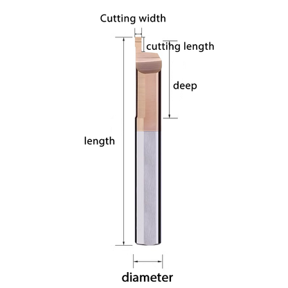 MGR small diameter inner hole slotting cutter boring cutter inner circle small hole slotting cutter hook groove CNC tungsten steel boring lathe tool Shandong Denso Pricision Tools Co.,Ltd.