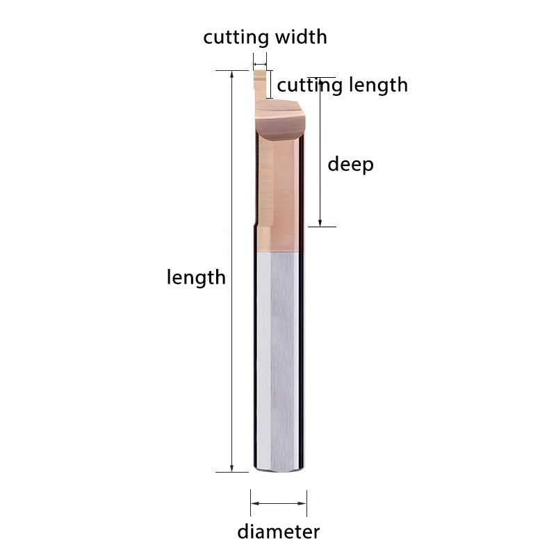 MFR tungsten steel end face slot cutter, small diameter inner hole boring cutter, hard integral alloy small hole end face CNC MFL turning tool holder Shandong Denso Pricision Tools Co.,Ltd.