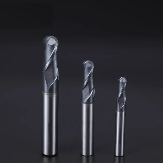 70 degree ball cutter ball end mill tungsten steel alloy milling cutter steel with black nano coating high hardness R1R2R3R4R5R6 Shandong Denso Pricision Tools Co.,Ltd.