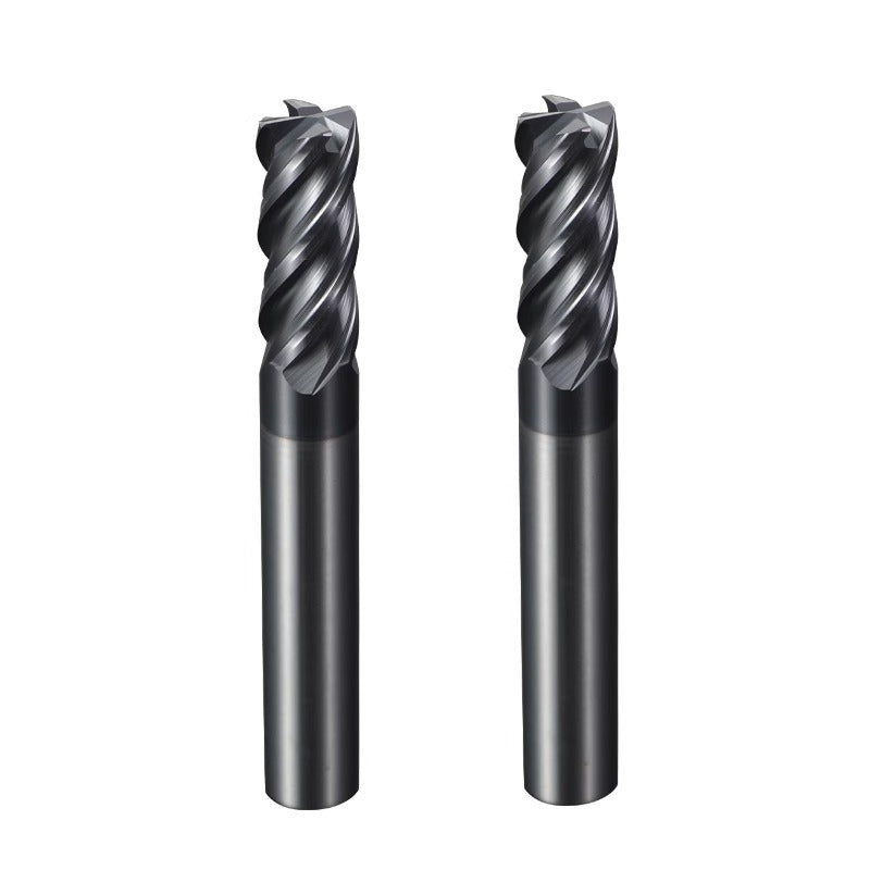 70 degree round nose milling cutter, 4-blade tungsten steel alloy end milling cutter, bull nose cutter, black nano coating, extended CNC cutting tool Shandong Denso Pricision Tools Co.,Ltd.