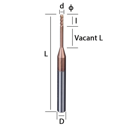 55 degree 4-blade deep groove milling cutter, tungsten steel alloy void avoiding cutter, coated flat bottom cutter, extended end milling cutter, CNC cutting tool Shandong Denso Pricision Tools Co.,Ltd.